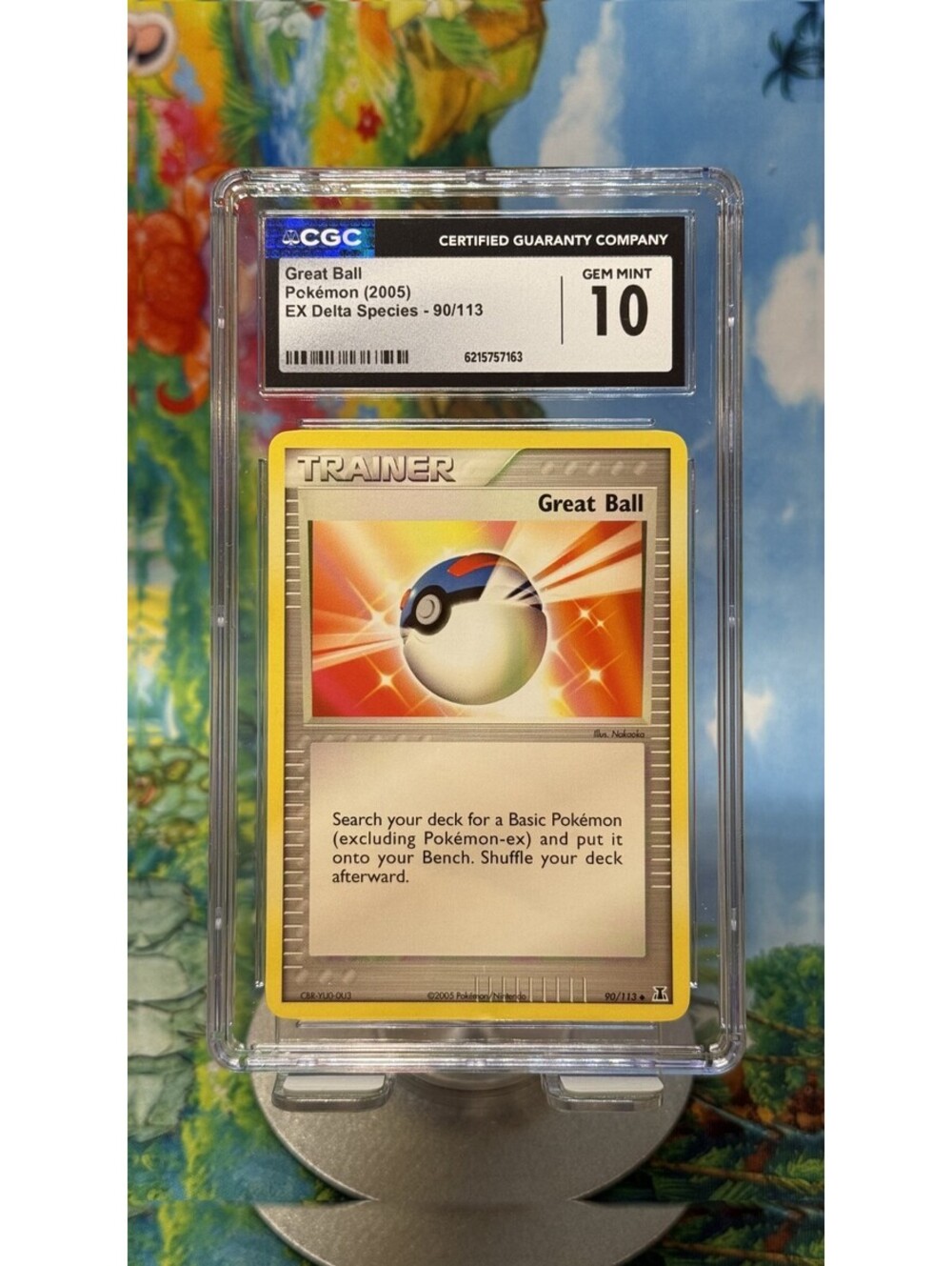 Great Ball Pokémon EX Delta Species 90/113 2005 CGC 10